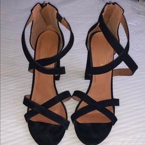 Black high heels